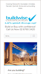 Mobile Screenshot of buildwisecert.com.au